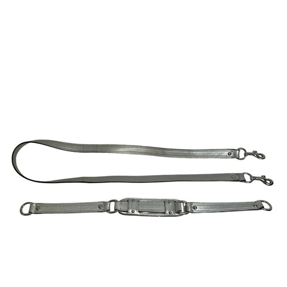 Coach ASHLEY SATCHEL Silver Ivory Shoulder Strap + BONUS Crossbody Strap F15445 - Picture 7 of 14